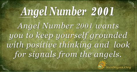 2001 angel number